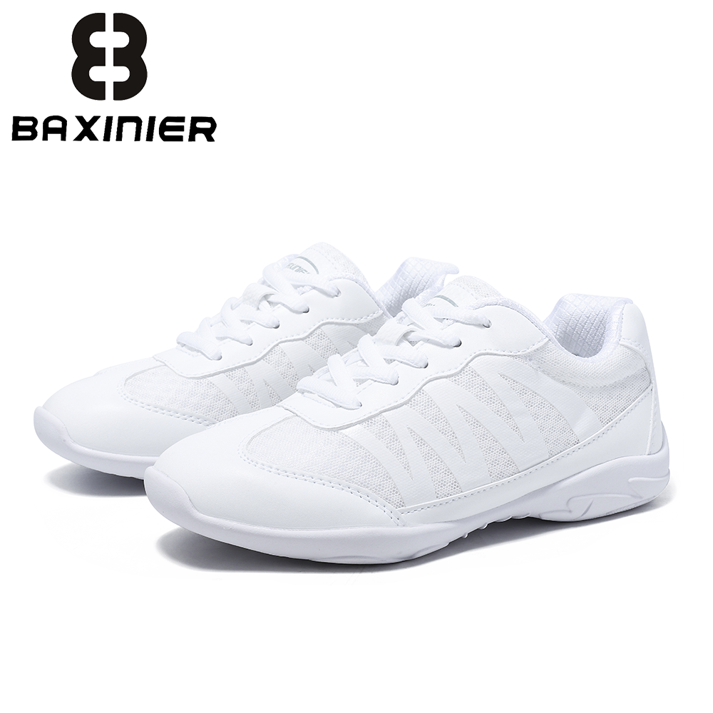 Badminton Grip - BAXINIER 여아용 흰색 치어리딩 운동화 경량