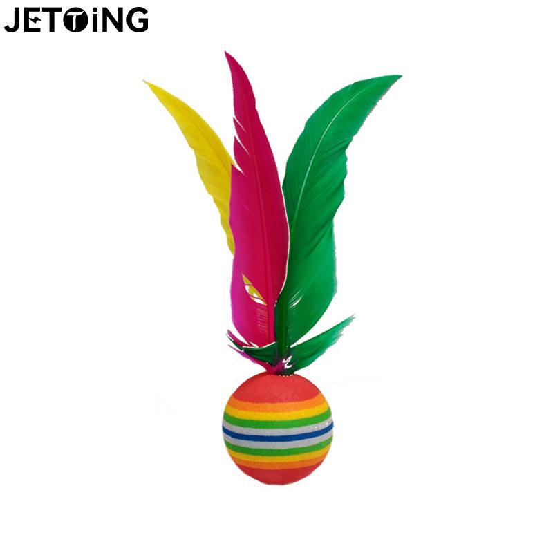 Feather Shuttlecock - 야외 배드민턴 공 세트, 어린이 고무