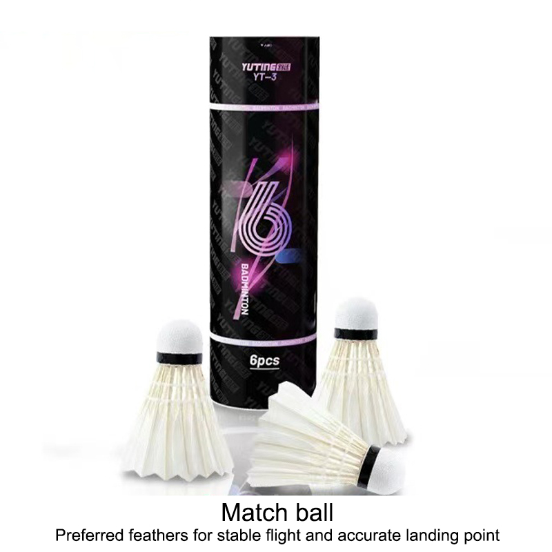 3/6Pcs 야외 훈련을 위한 흰색 거위 깃털 배드민턴 - Badminton Shuttlecock 리뷰 및 가격