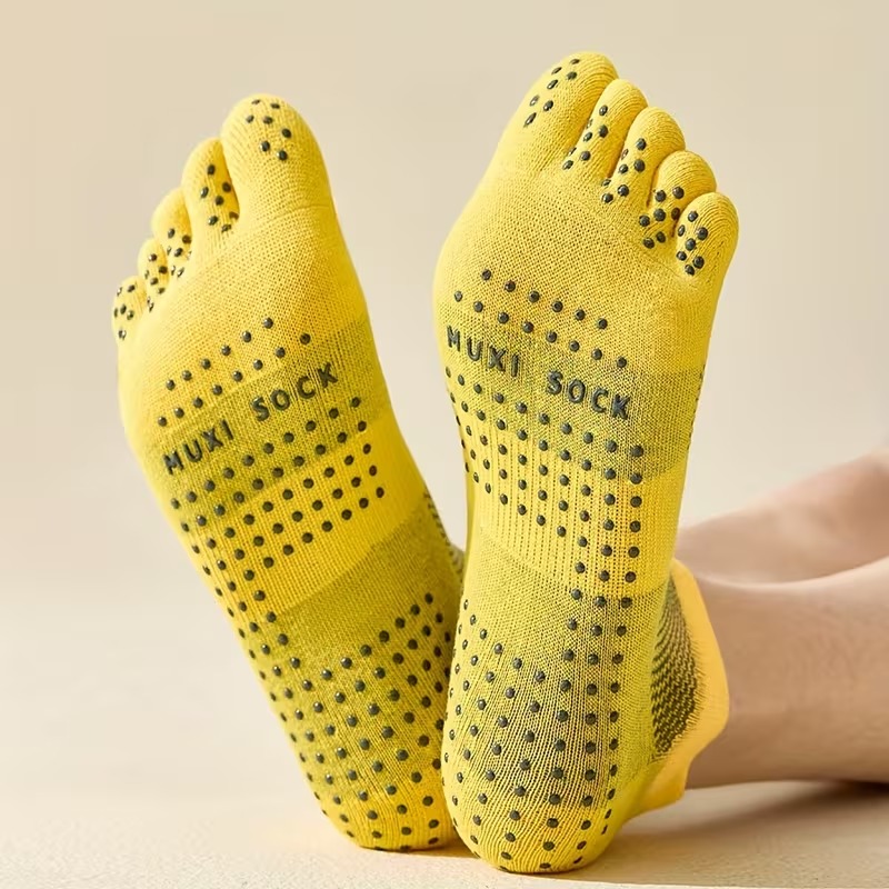 남성용 3켤레 발가락 양말 미끄럼 방지 도트 그립 양말 - Sports Grip 리뷰 및 가격