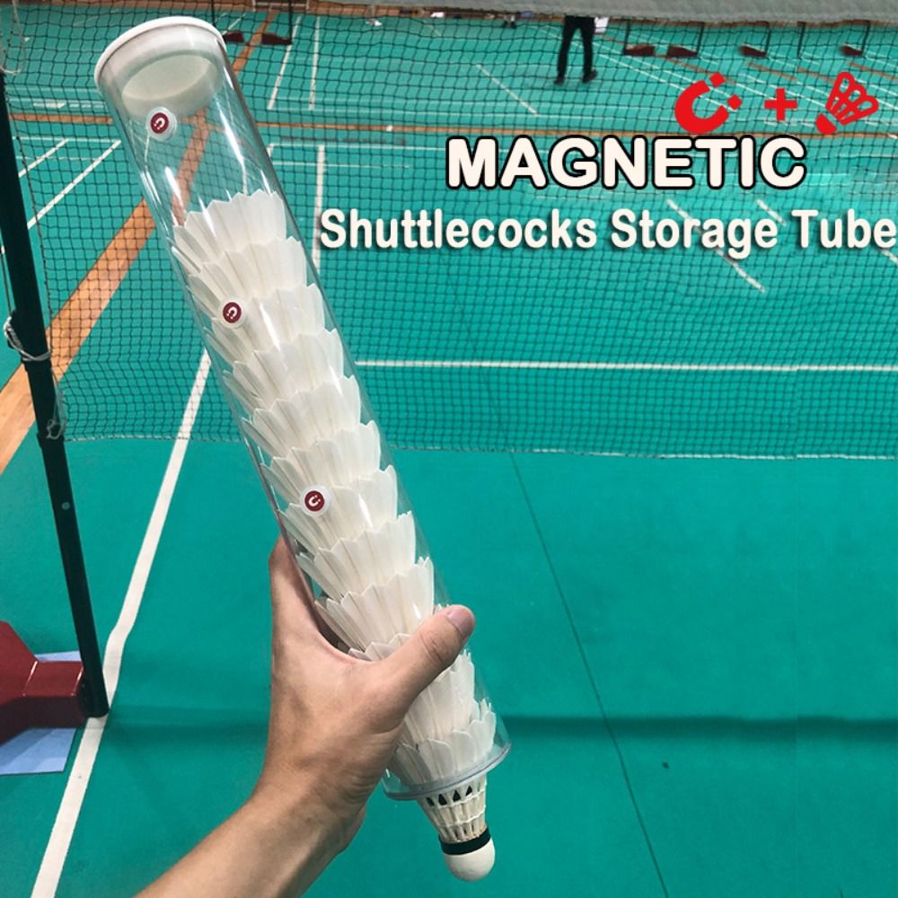 마그네틱 셔틀콕 보관 튜브 배럴 투명 배드민턴 실린더  - Badminton Shuttlecock 리뷰 및 가격
