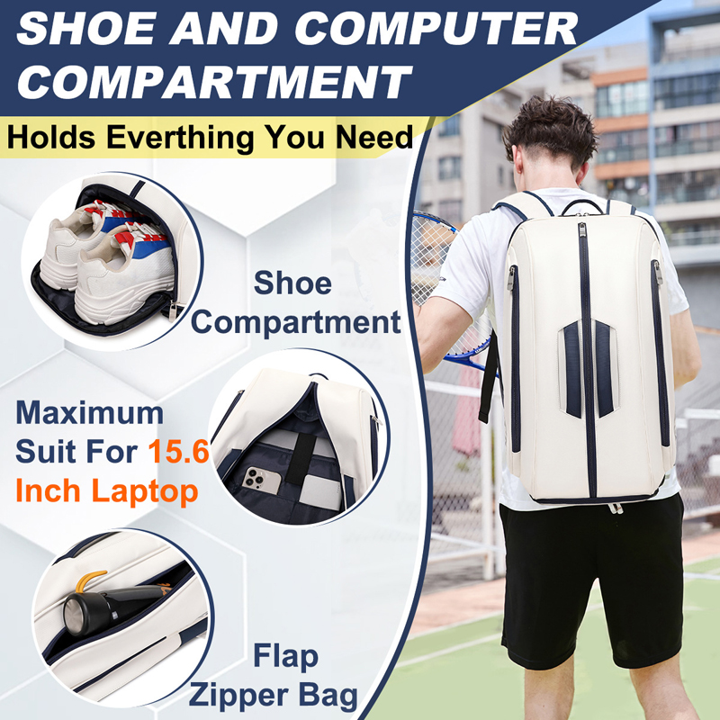 방수 PU 테니스 피클볼 패들 라켓 백팩 넓은 신발 수 - Badminton Bag 리뷰 및 가격