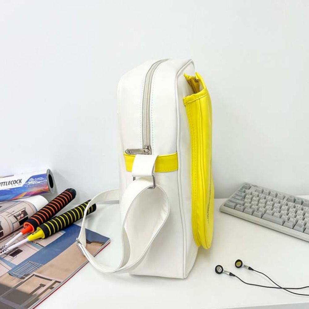 대용량 배드민턴 라켓 가방 싱글 숄더 화이트 옐로우 배 - Badminton Bag 리뷰 및 가격