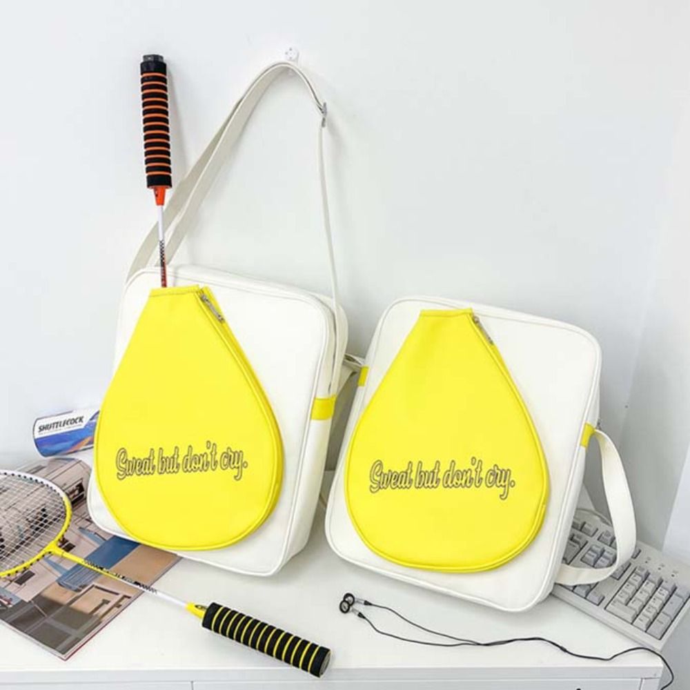 대용량 배드민턴 라켓 가방 싱글 숄더 화이트 옐로우 배 - Badminton Bag 리뷰 및 가격
