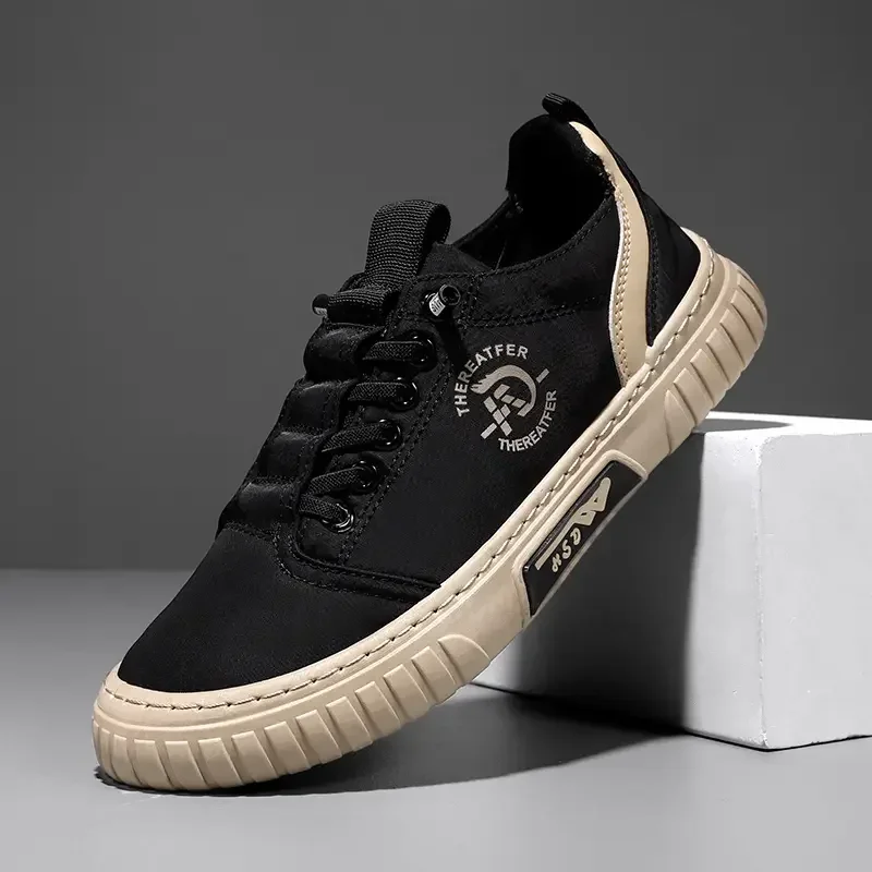 남성 캐주얼 신발 통기성 블랙 스니커즈 패션 운전 워킹 - Badminton Shoes Men 리뷰 및 가격
